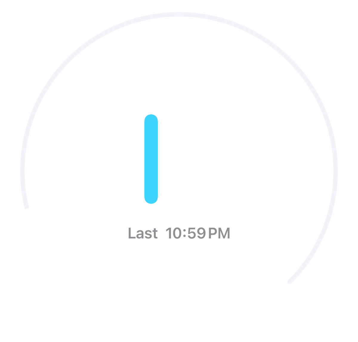 QYSH countdown screen with today's sessions and daily limit